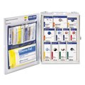 First Aid Only ANSI 2015 SmartCompliance Food Service Cabinet wo Medication 25 People 94 Pieces Metal Case FAO90658021